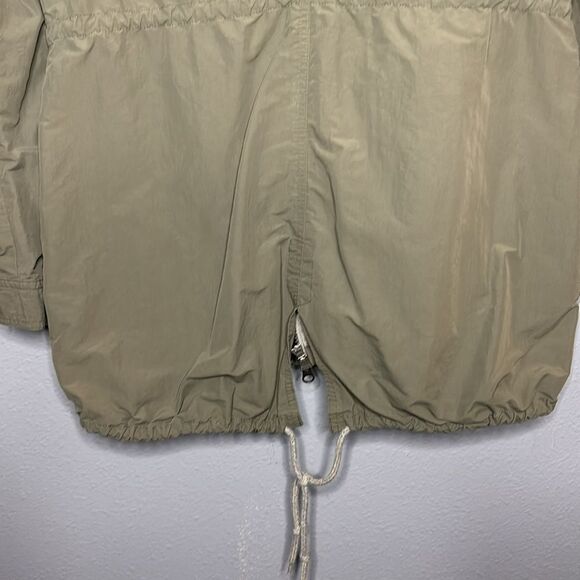 Eddie Bauer Green Hooded Lightweight Mid Length  Rain Jacket Size XL - Picture 15 of 15